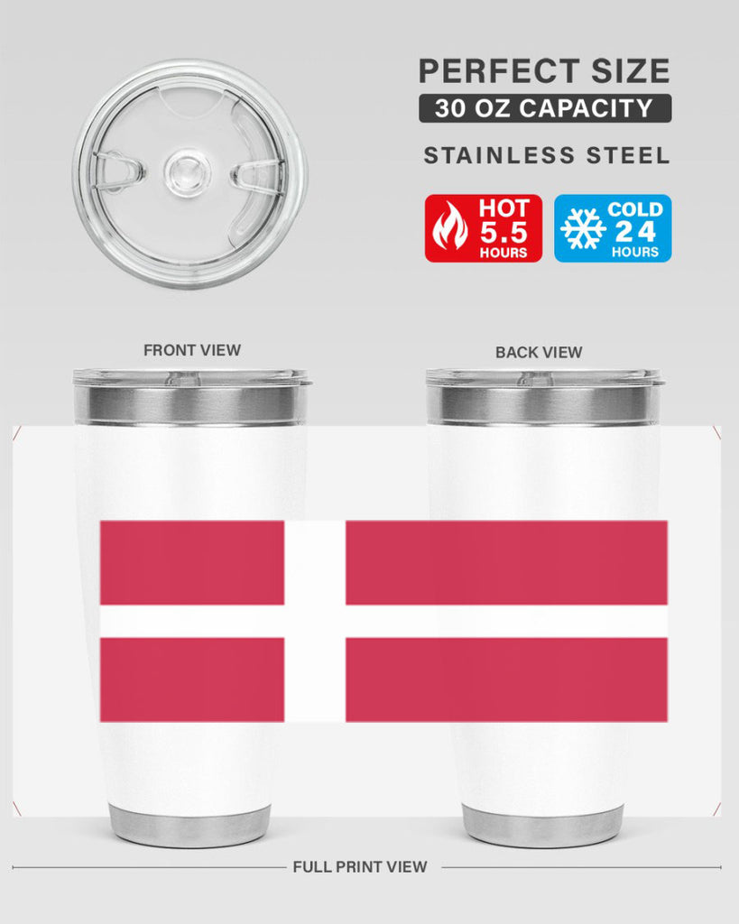 Denmark 151#- world flags- Tumbler