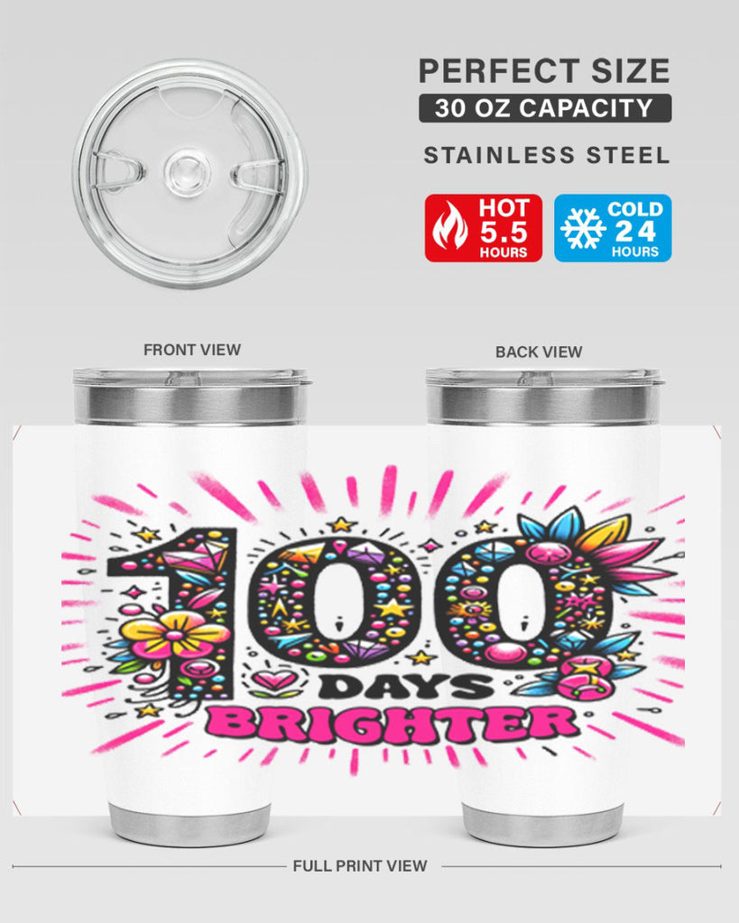 Easy 100 Days of School 50#- 100 days of school- Tumbler