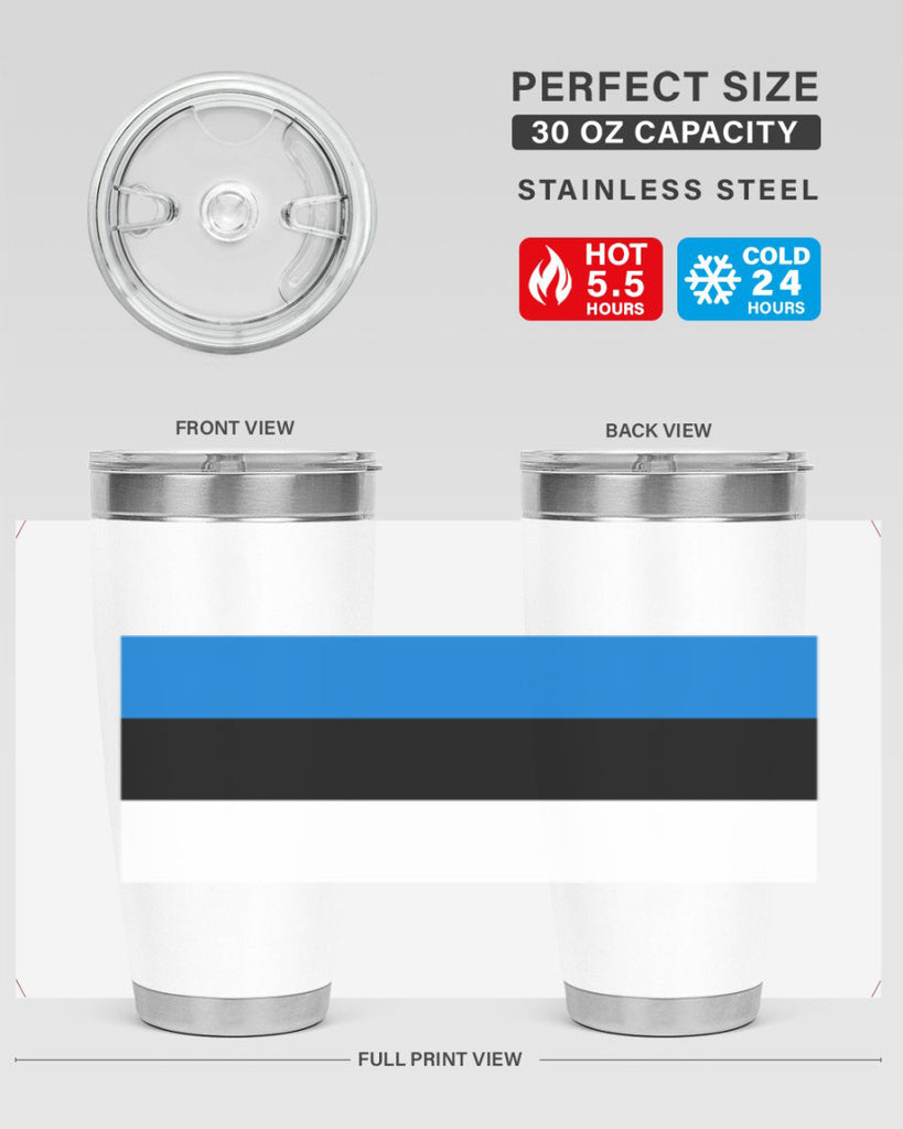 Estonia 142#- world flags- Tumbler