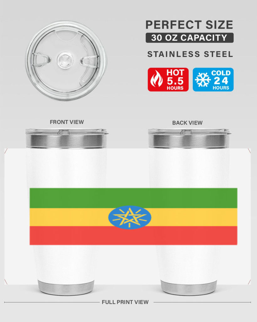 Ethiopia 140#- world flags- Tumbler