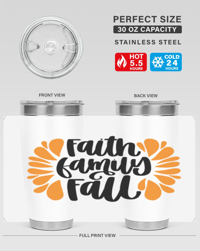 Faith Family Fall 481#- fall- Tumbler