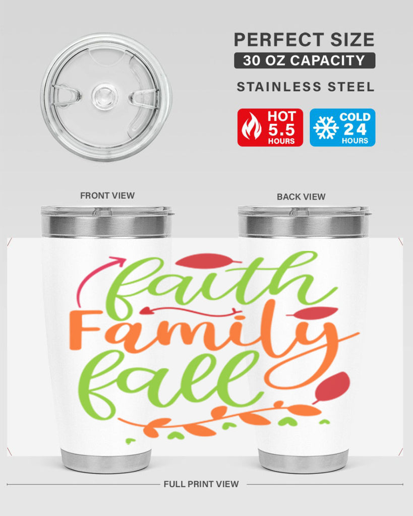 Faith Family Fall 82#- fall- Tumbler