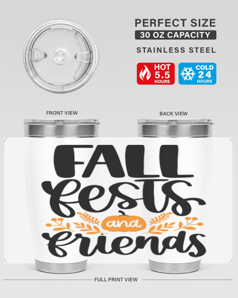 Fall Fests And Friends 484#- fall- Tumbler