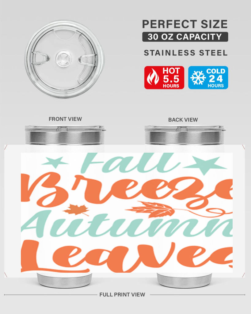 FallBreezeAutumnLeaves 147#- fall- Tumbler