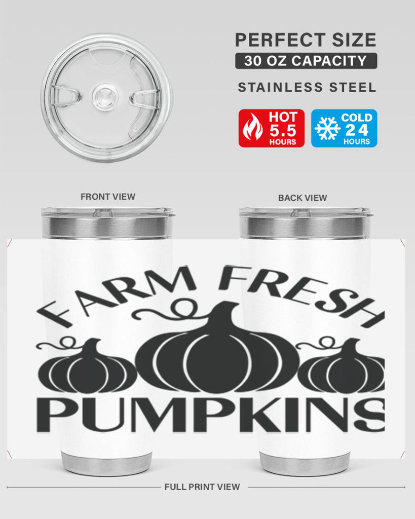 Farm Fresh Pumpkins 176#- fall- Tumbler