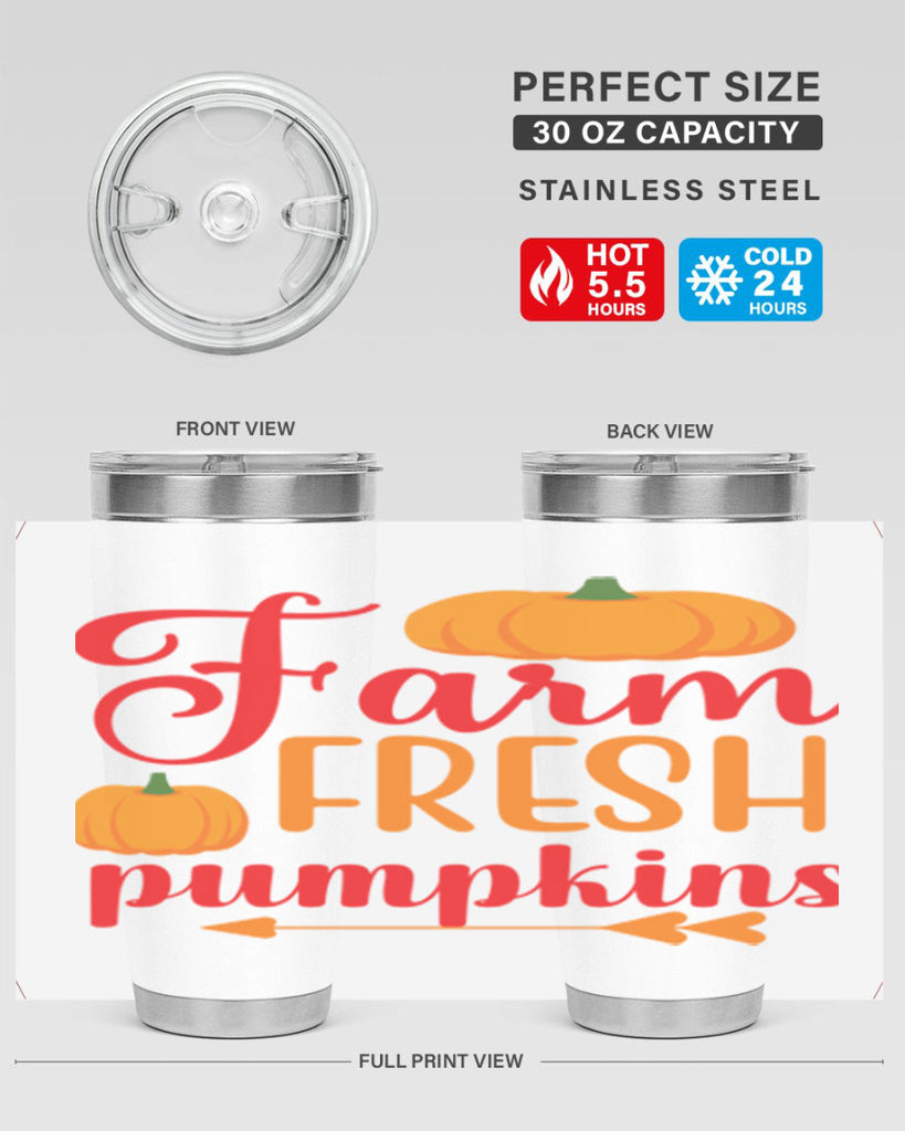 FarmFreshPumpkins 177#- fall- Tumbler
