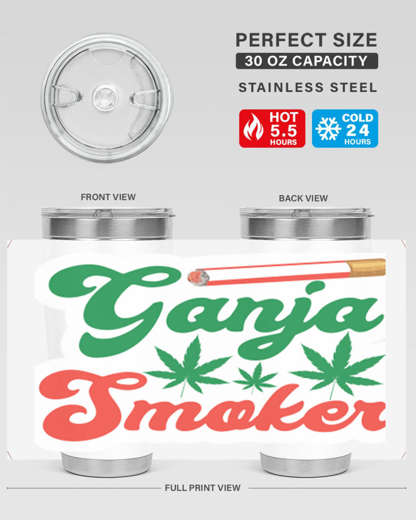 Ganja Smoker 90#- marijuana- Tumbler