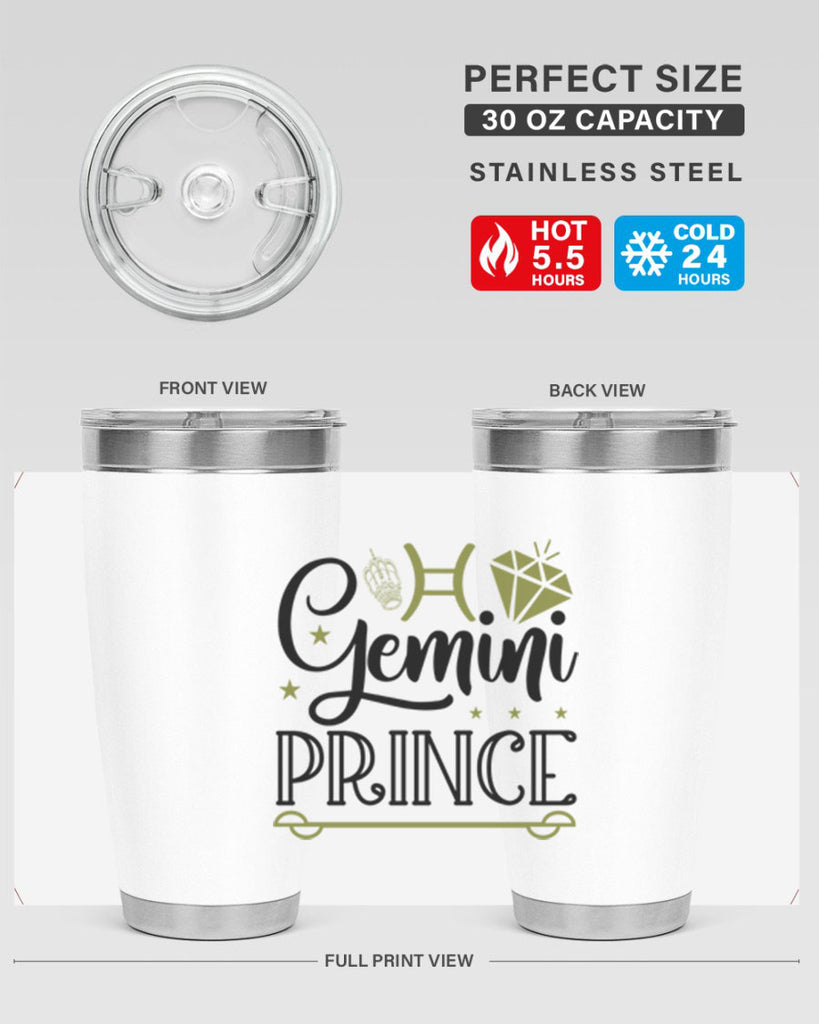 Gemini prince 229#- zodiac- Tumbler