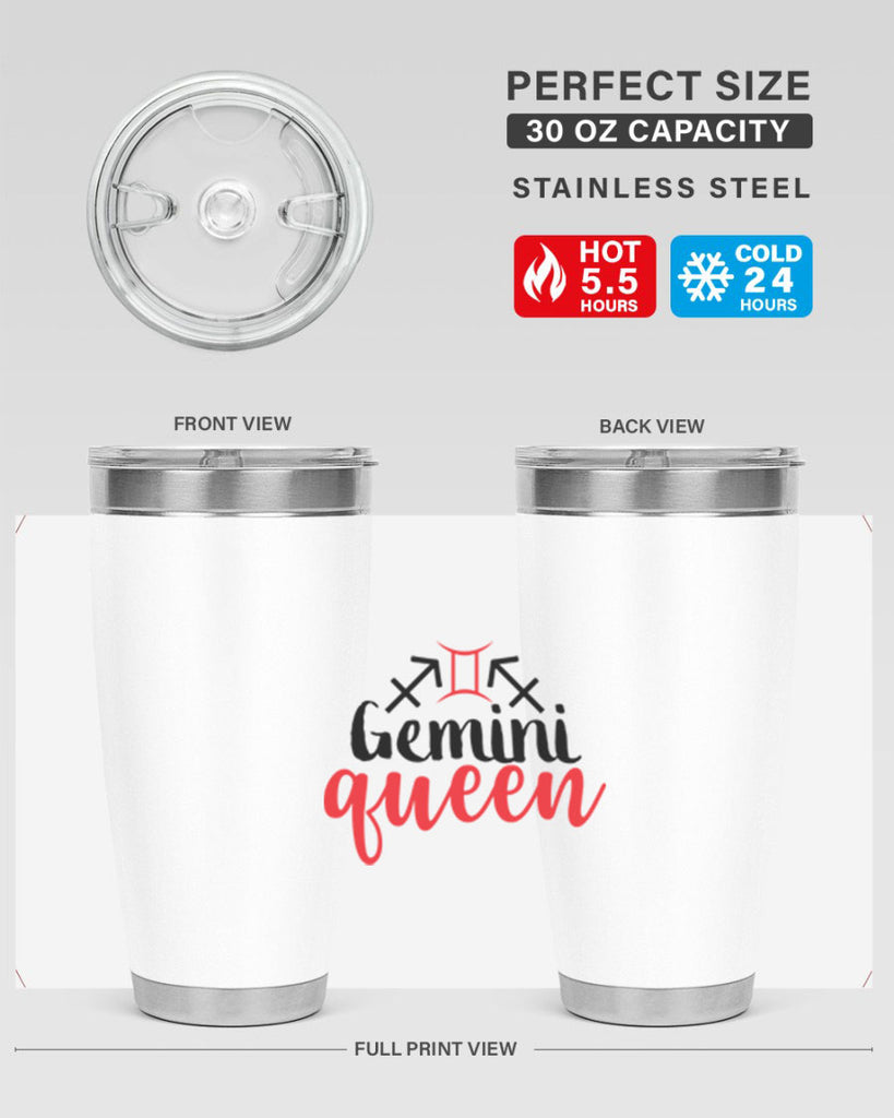 Gemini queen 215#- zodiac- Tumbler