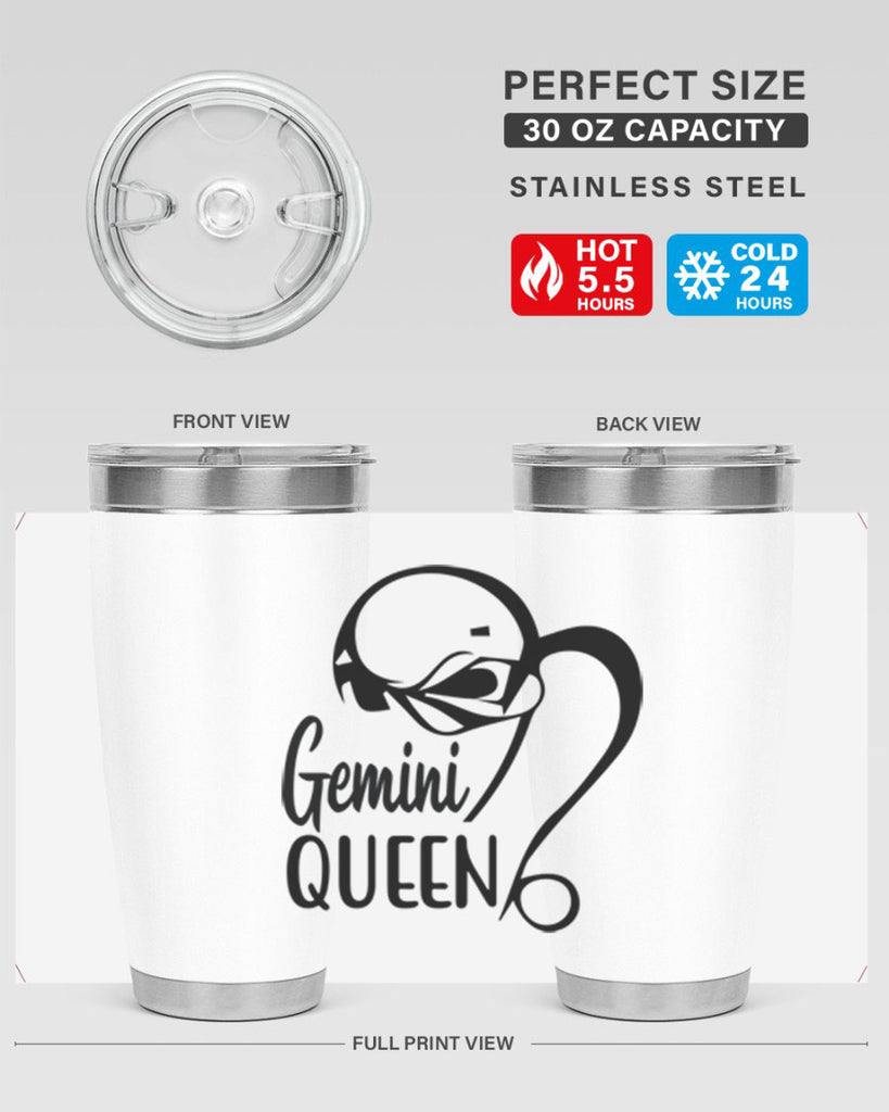 Gemini queen 231#- zodiac- Tumbler