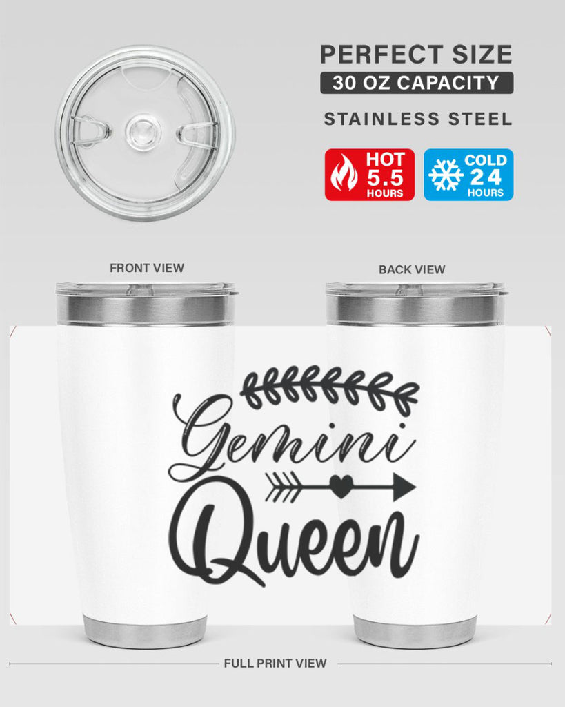 Gemini queen 232#- zodiac- Tumbler