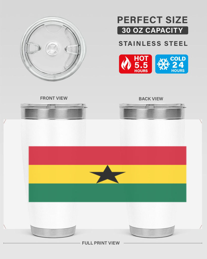 Ghana 132#- world flags- Tumbler