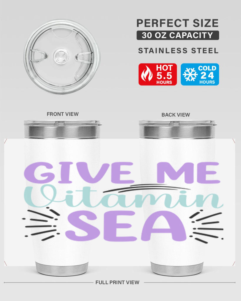 Give Me Vitamin Sea 189#- mermaid- Tumbler