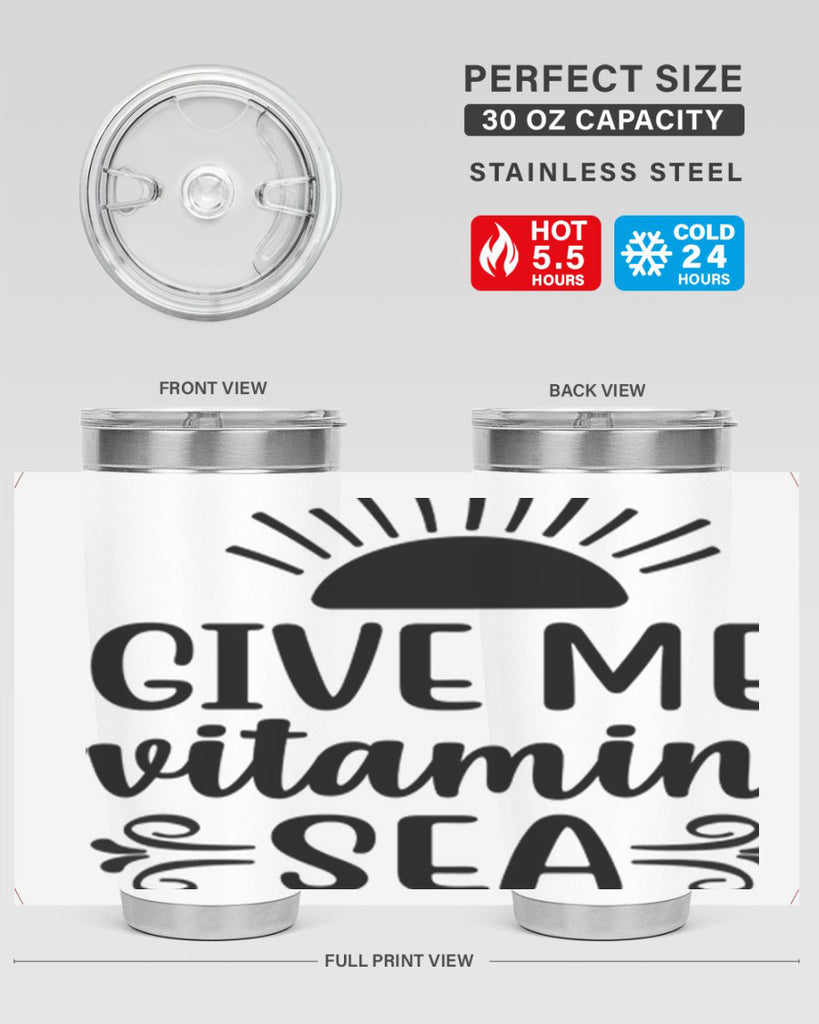 Give me vitamin sea 195#- mermaid- Tumbler