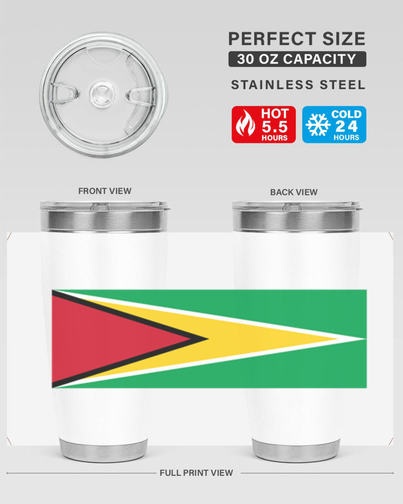 Guyana 126#- world flags- Tumbler