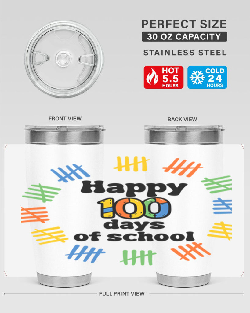 Happy 100 Days of School 51#- 100 days of school- Tumbler