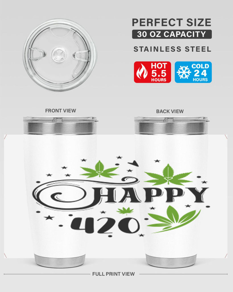 Happy 420 101#- marijuana- Tumbler