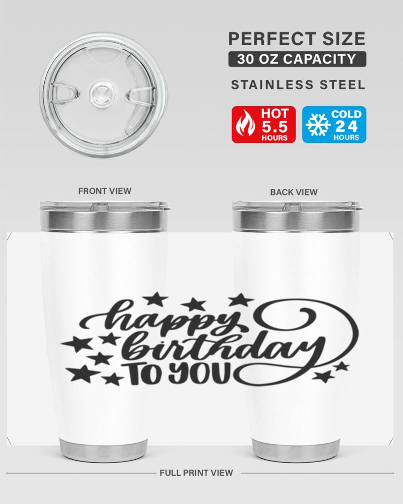 Happy Birthday To You Style 3#- birthday- tumbler