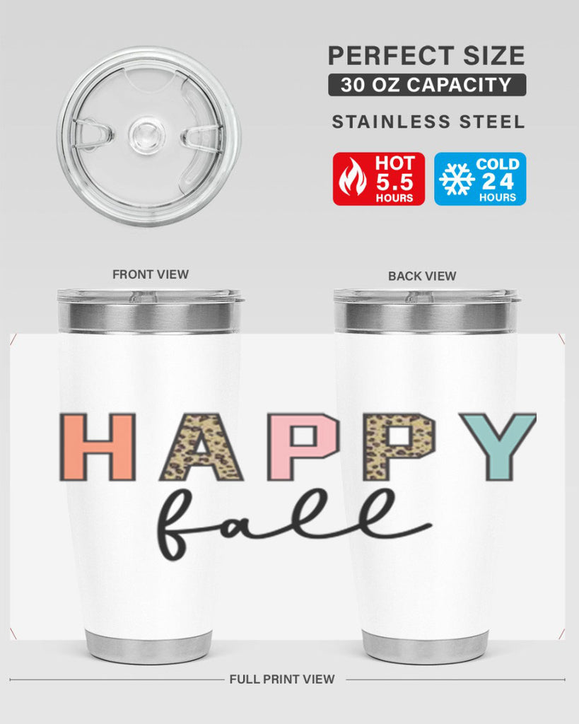Happy fall 221#- fall- Tumbler