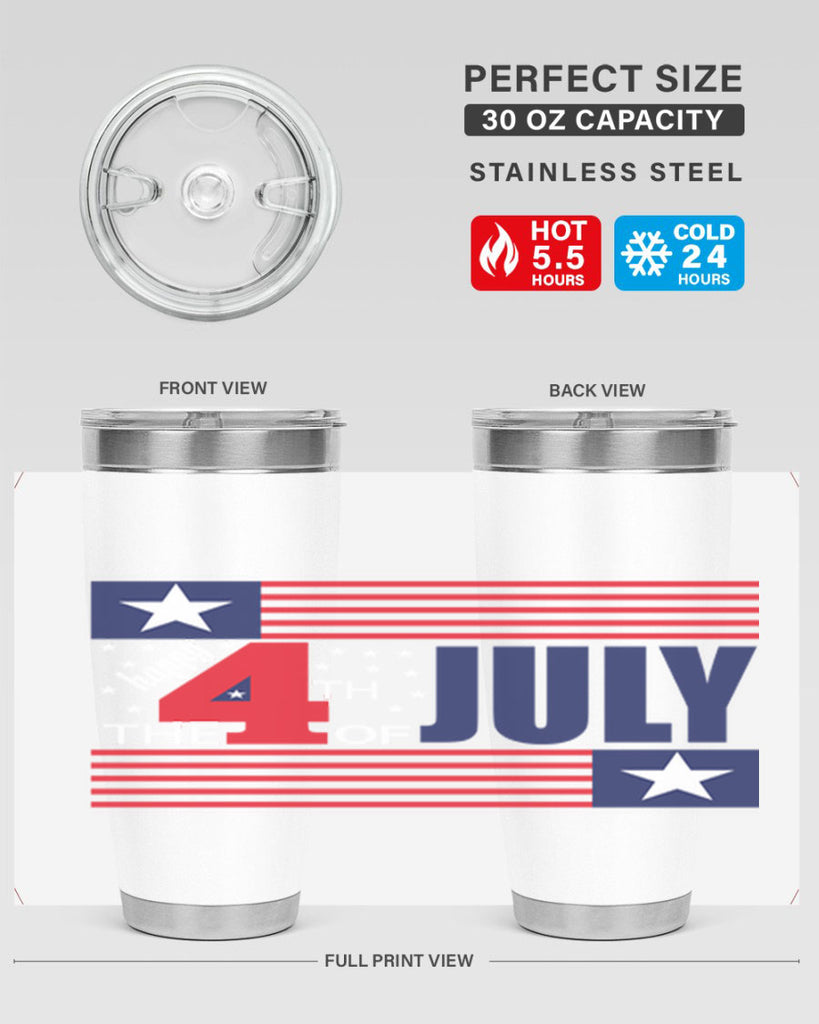 Happy th july Style 100#- Fourt Of July- Tumbler