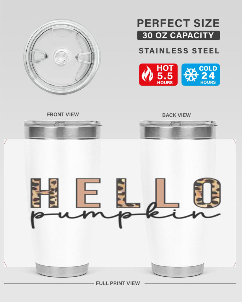 Hello Pumpkin Fall 291#- fall- Tumbler