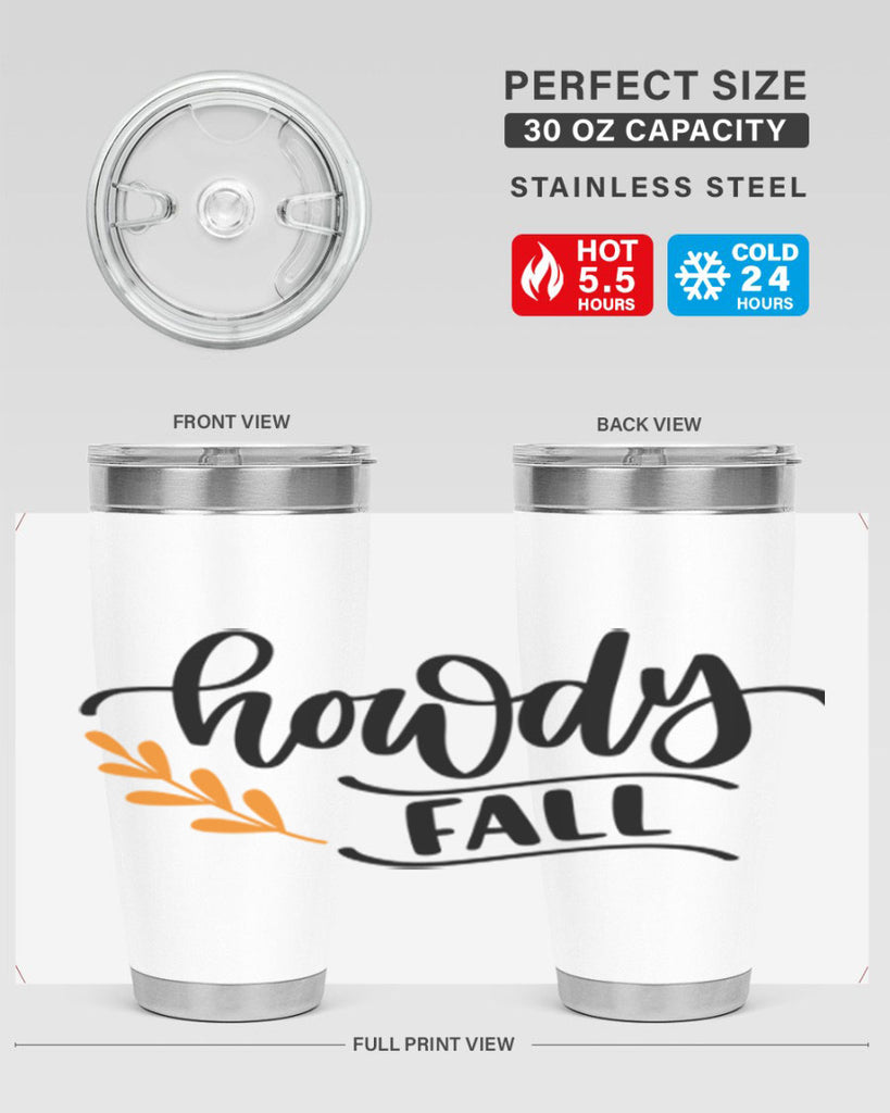 Howdy Fall 496#- fall- Tumbler