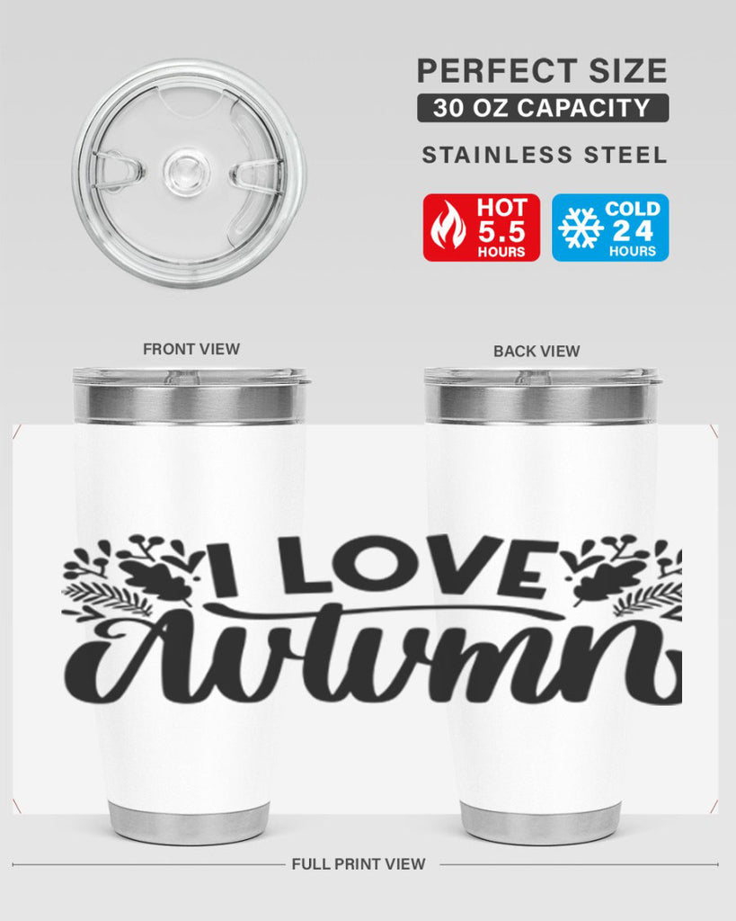 I Love Autumn 497#- fall- Tumbler