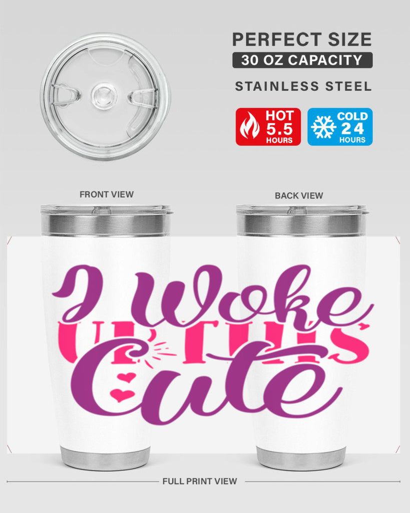I Workup This Cute Style 243#- baby- tumbler