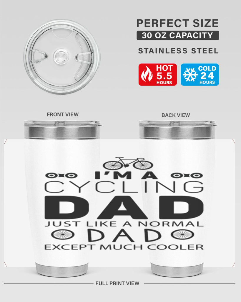 Im A Cycling Dad 4#- dad- Tumbler