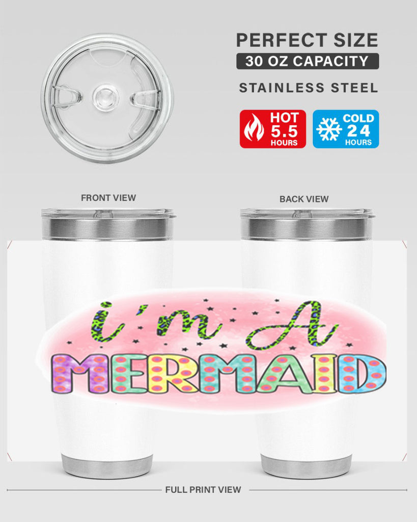 Im A Mermaid 255#- mermaid- Tumbler