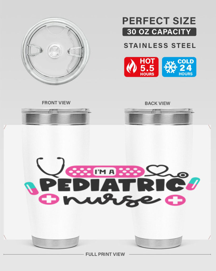 Im A Pediatric Nurse Style Style 154#- nurse- tumbler
