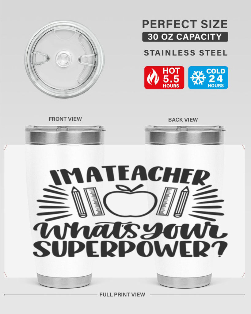 Im A Teacher Whats Your Style 72#- teacher- tumbler
