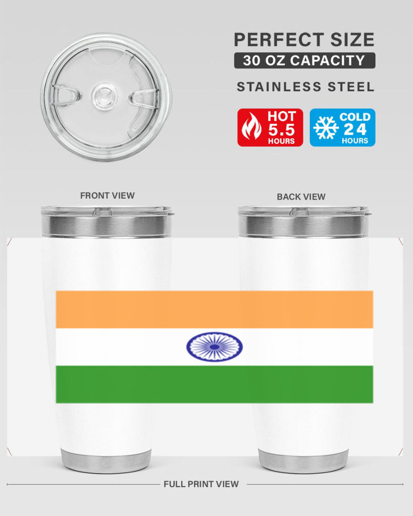 India 121#- world flags- Tumbler