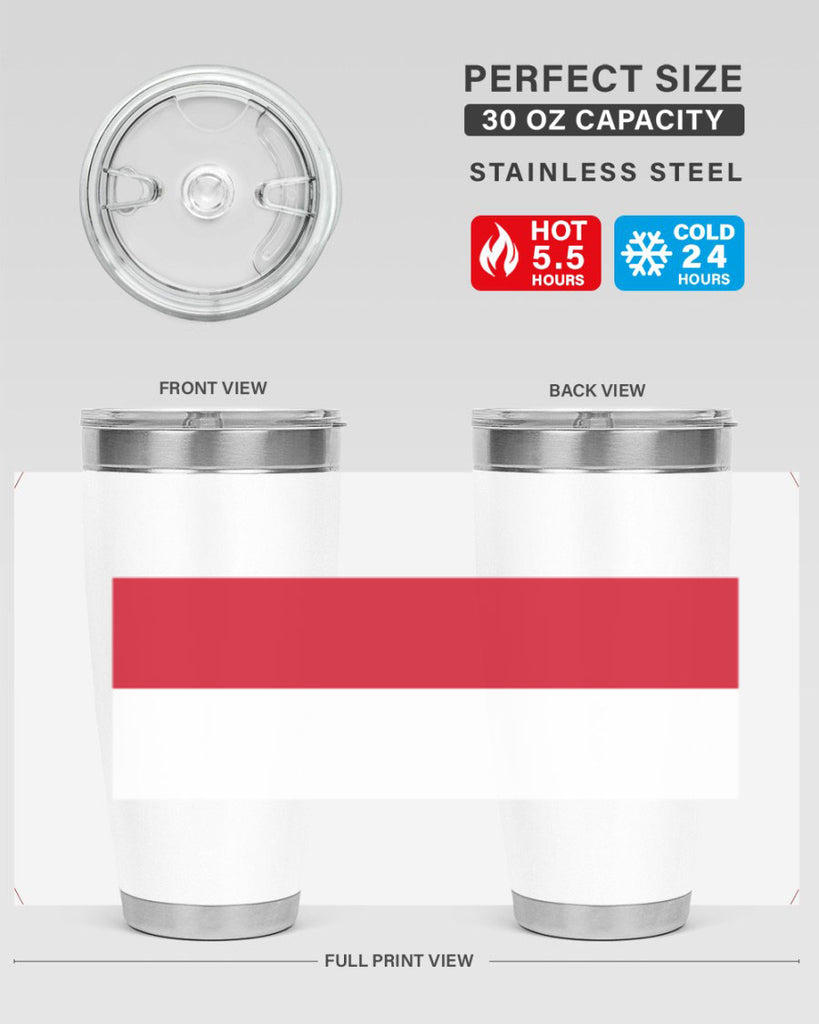Indonesia 120#- world flags- Tumbler