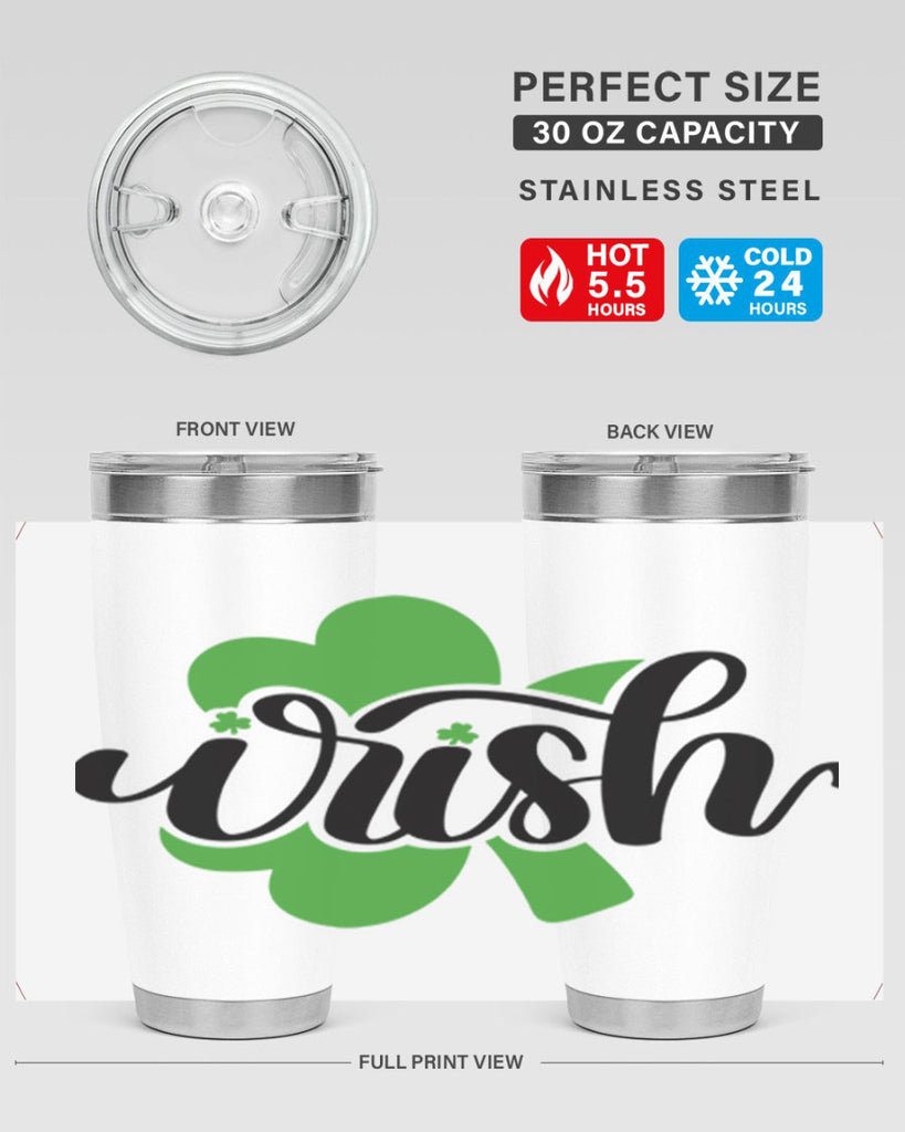 Irish Style 82#- St Patricks Day- Tumbler