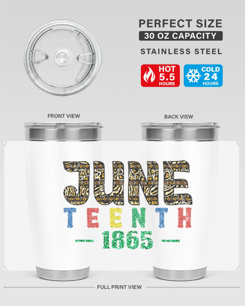 Juneteenth 1865 Png 40#- Juneteenth- tumbler