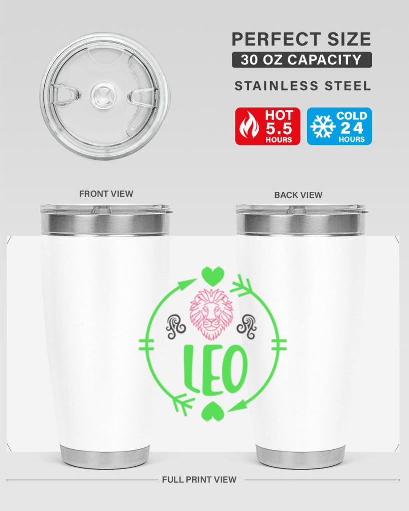 Leo 283#- zodiac- Tumbler