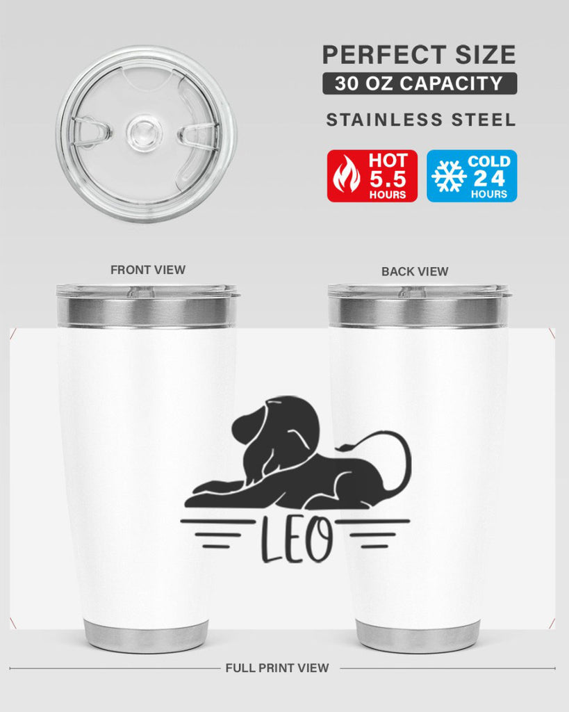 Leo 288#- zodiac- Tumbler