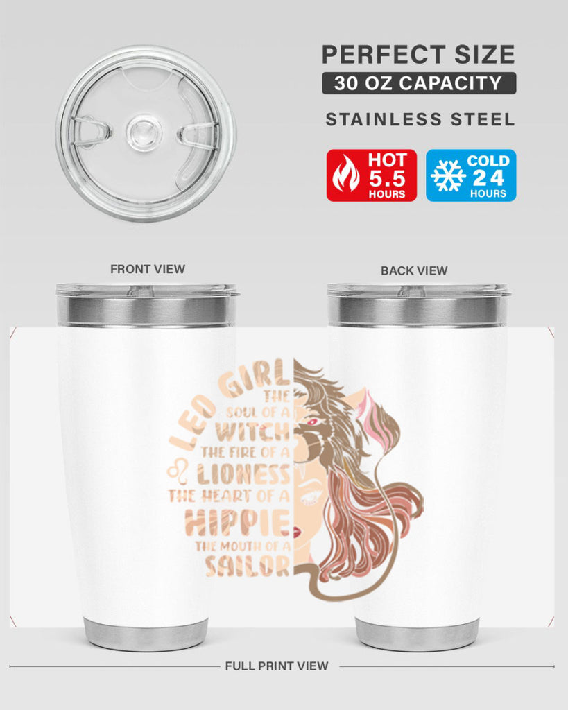 Leo girl 289#- zodiac- Tumbler