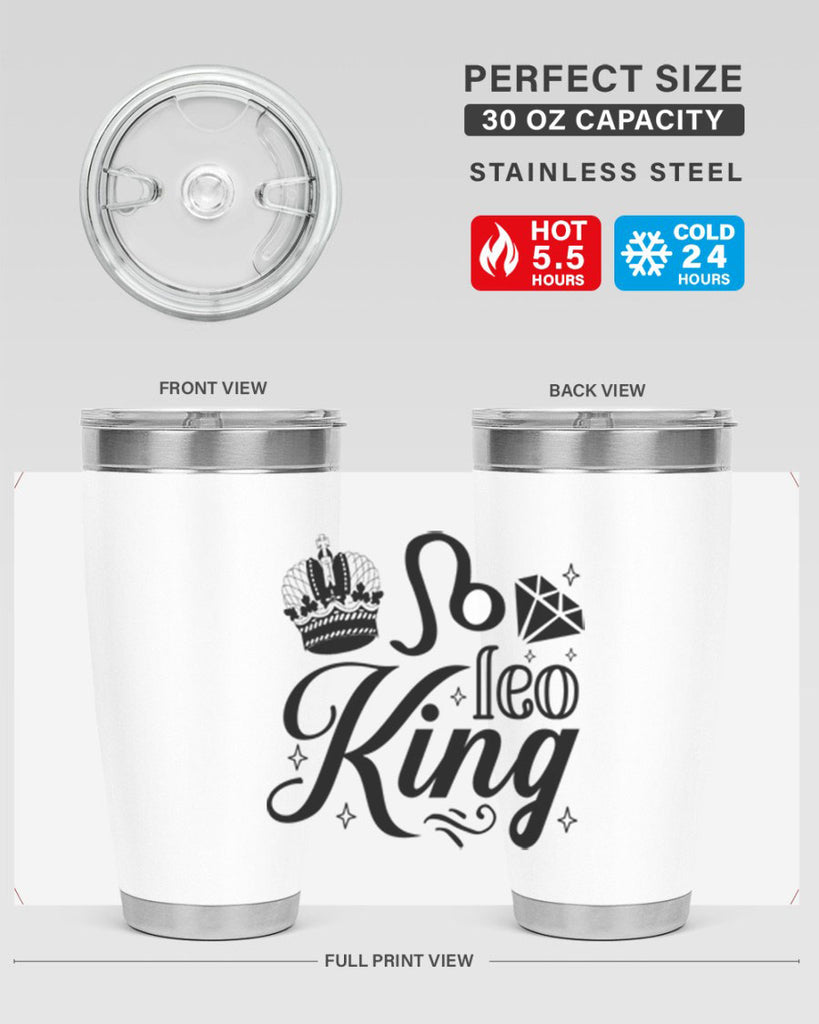 Leo king 290#- zodiac- Tumbler