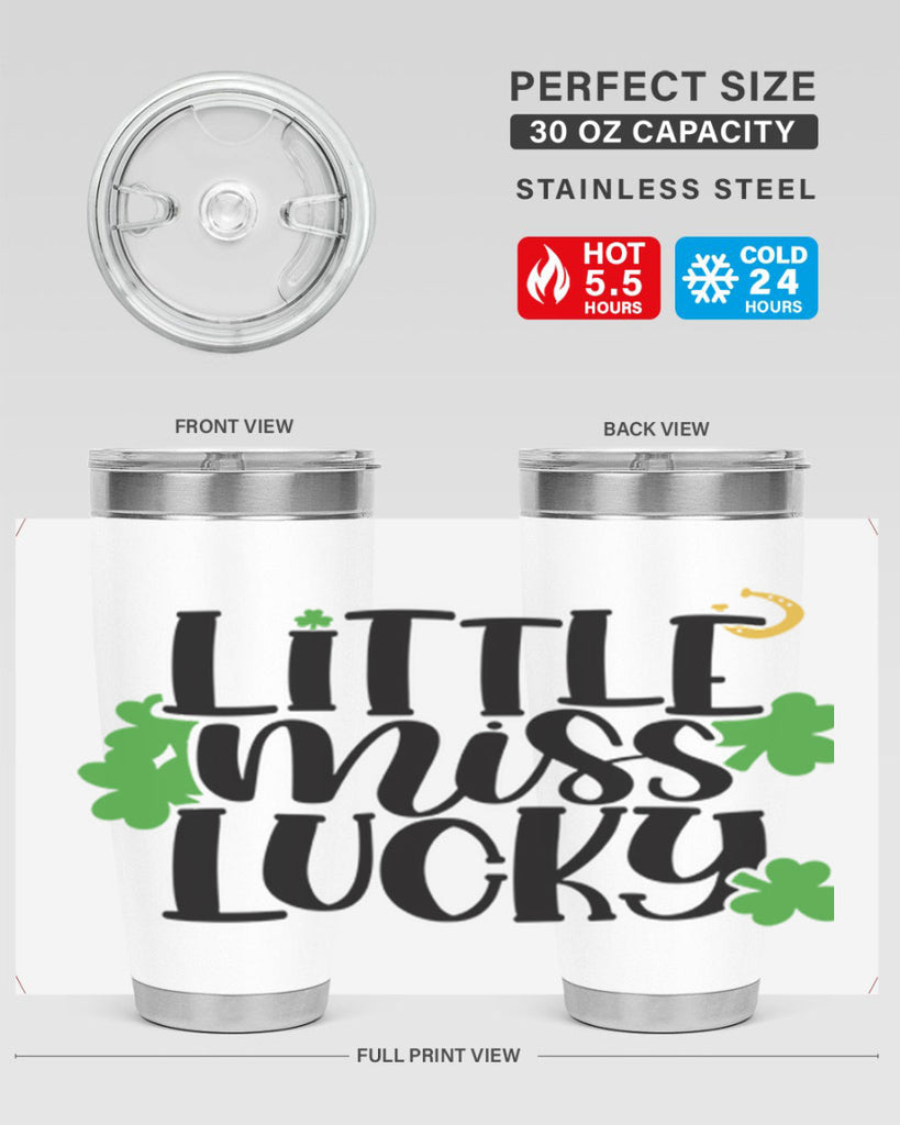 Little Miss Lucky Style 68#- St Patricks Day- Tumbler