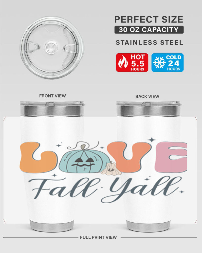 Love Fall Yall 413#- fall- Tumbler