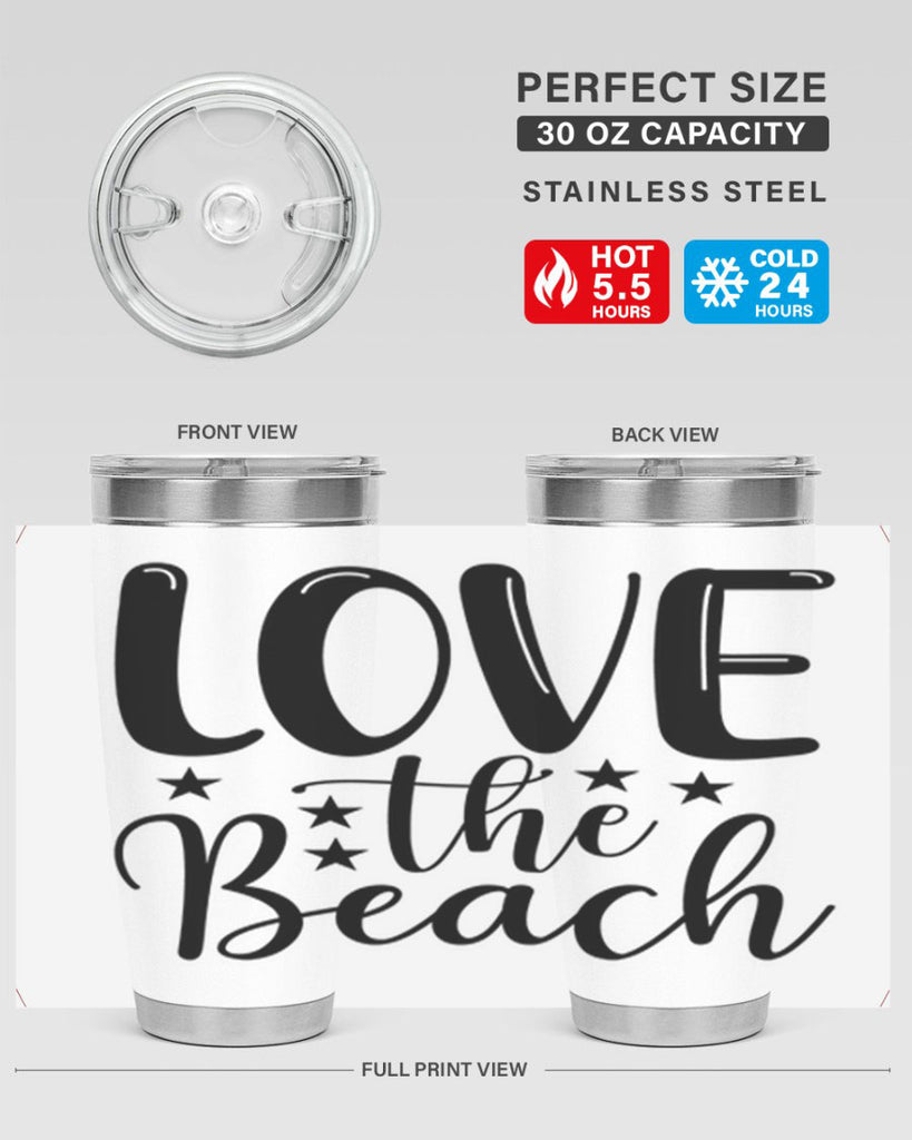 Love The Beach 305#- mermaid- Tumbler