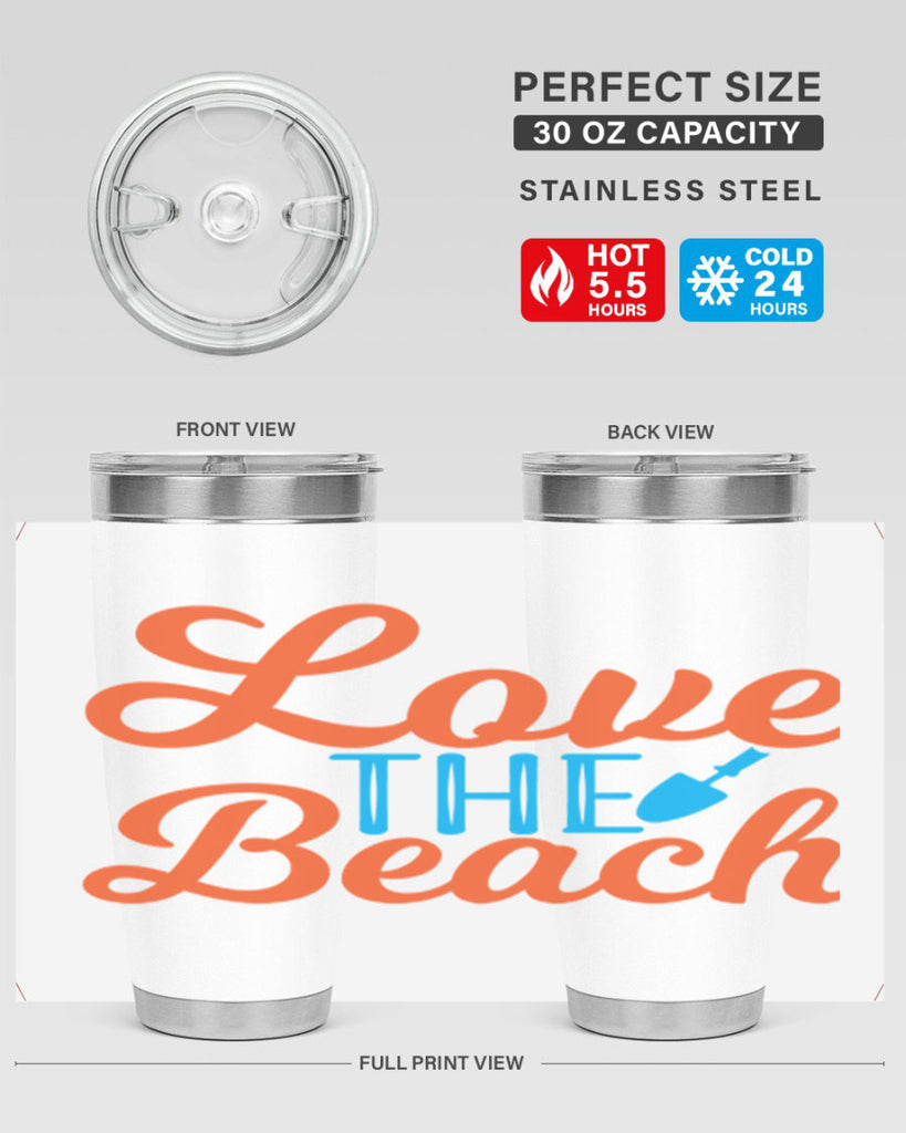 Love The Beach 306#- mermaid- Tumbler