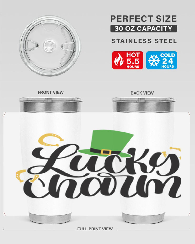 Lucky Charm Style 58#- St Patricks Day- Tumbler