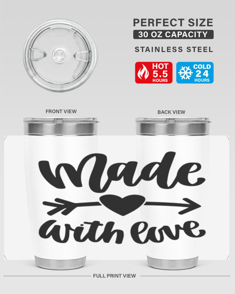 Made With Love Style 52#- baby- tumbler