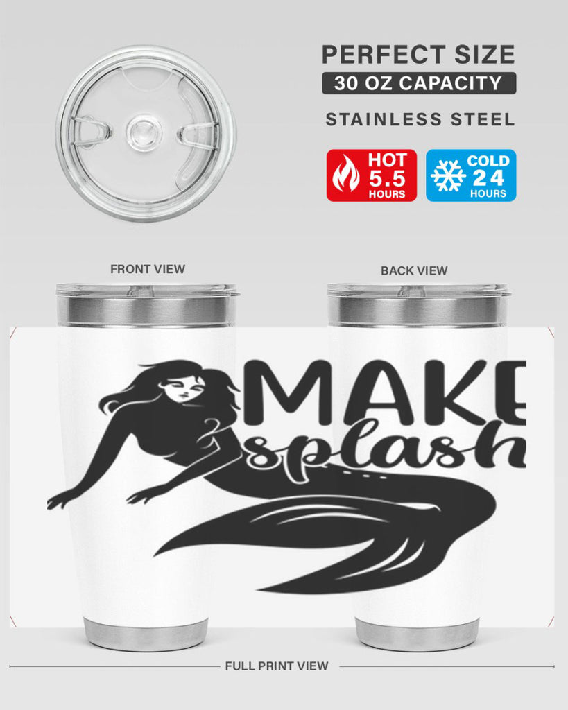 Make splash 315#- mermaid- Tumbler