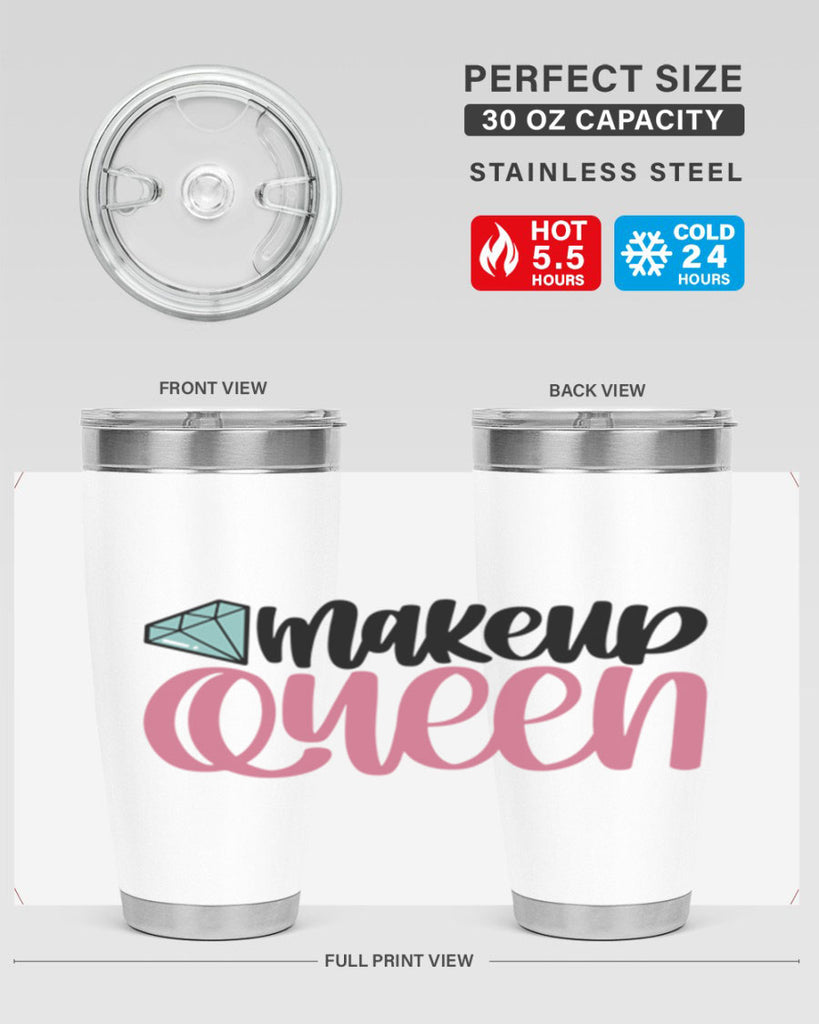 Makeup Queen Style 41#- make up- Tumbler