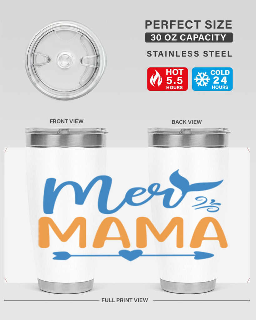 Mer Mama 330#- mermaid- Tumbler