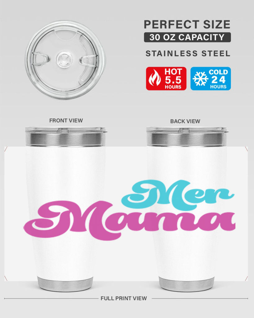 Mer Mama 334#- mermaid- Tumbler